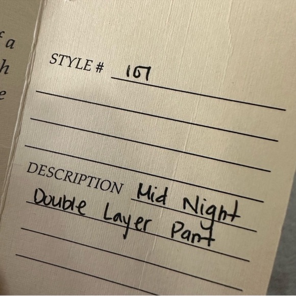 Anne Namba Designs Silk Wide Leg Double Layer Pant 
size small - Picture 5 of 9